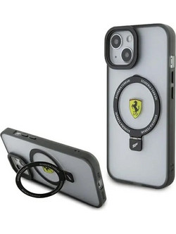 Ferrari Ring Stand 2023 Collection MagSafe Case for iPhone 15 Plus / 14 Plus - Transparent - (FER000629-0)