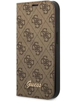 Guess Metal Camera Outline Book Brown (iPhone 14 Pro Max)