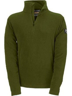 Μπλούζα φλις πράσινη WOLF XL 100% polyester / 35952