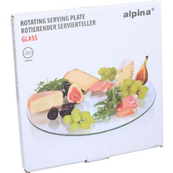 Περιστρεφόμενη Πιατέλα Γυαλί Φ32cm ALPINA