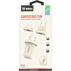 INKAX USB Wall Adapter White CD-45