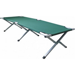 Camping Foldable Bed 190x63x41cm 0,7mm - Green