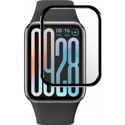 Hybrid Glass Xiaomi Smart Band 9 Pro Spacecase Smartwatch Αντιχαρακτικό Προστατευτικό Υβριδικό Οθόνης - Black (5905719117252)