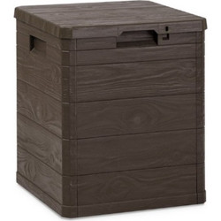 TOOMAX Ιταλίας Πλαστικό Μπαούλο 42.5x45x50cm 90lt 2.7kg MULTIBOX WOODY'S LINE Καφέ