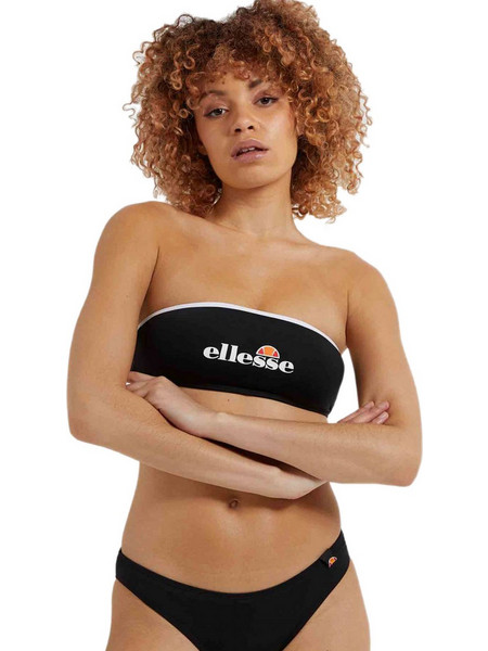Ellesse Bikini Top Strapless Μαύρο Λευκό SGI11093