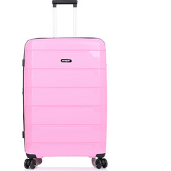 Seagull SG180 Βαλίτσα Μεγάλη 76x50x32cm με 4 Ρόδες Ροζ