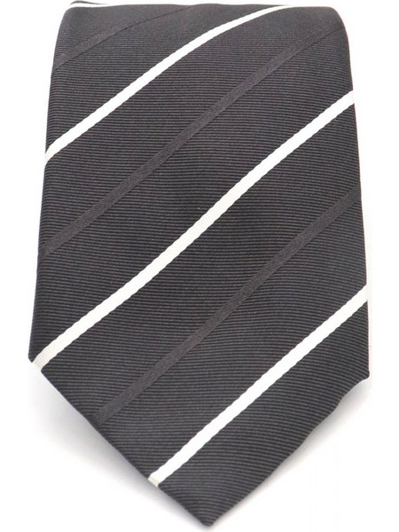 BOSS ΓΡΑΒΑΤΑ ΡΙΓΕ H-TIE 7.5 253 ΓΚΡΙ-ΛΕΥΚΟ