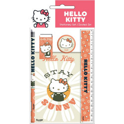 Hello Kitty Stay Sunny stationery set 5 pieces