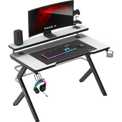 Huzaro Hero 5.0 Gaming Γραφείο Ξύλινο 120x59x112cm White