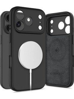 Tech-Protect Silicone MagSafe Back Cover Black (iPhone 17 Pro)