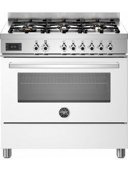 Bertazzoni PRO96L1EBIT Κουζίνα Ηλεκτρική 86lt με Εστίες Αερίου 89.5cm