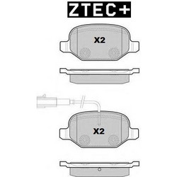 ΔΙΣΚΟΦΡΕΝΑ ZTEC+ ALFA ROMΕΟ/FIAT ΟΠΙΣΘ