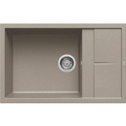 Elleci Unico 310 Ένθετος Νεροχύτης Γρανίτη Tortora 78x50cm
