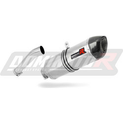 Dominator Τελικό Εξάτμισης για BMW F 650 GS με Σιγαστήρα Silver