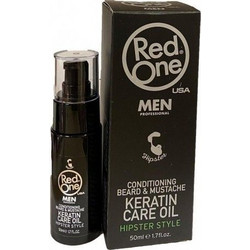 Red One Keratin Conditioner Λάδι για Γένια 50ml