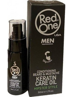 Red One Keratin Conditioner Λάδι για Γένια 50ml