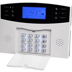 Tradesor GSM015 008014 Ασύρματο Σύστημα Συναγερμού με 1 Ανιχνευτή Κίνησης, 1 Αισθητήρα Πόρτας, 1 Σειρήνα, 2 Τηλεχειριστήρια, Κέντρο, Πληκτρολόγιο (GSM)