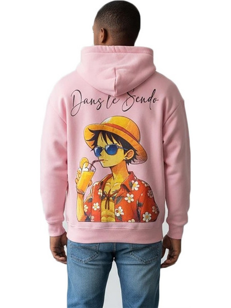 Apparel Studio Hoodie Luffy Pink AS2025-260112-PI