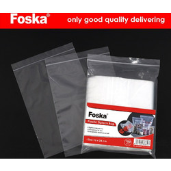 ΣΑΚΟΥΛΑΚΙΑ ZIP FOSKA 16χ24cm (ΠΑΚΕΤΟ 100τεμ.)