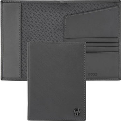 Θήκη διαβατηρίου Double B Saffiano Grey HLP526H