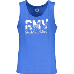 GIAN MARCO VENTURI MEN'S BLUE TANK TOP Μπλε