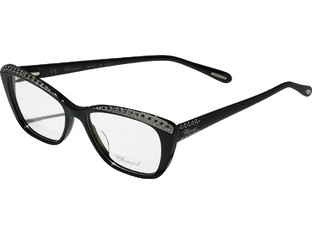 Chopard VCH229S 520700 Γυναικείος Σκελετός Γυαλιών Οράσεως Κοκάλινος Μαύρος