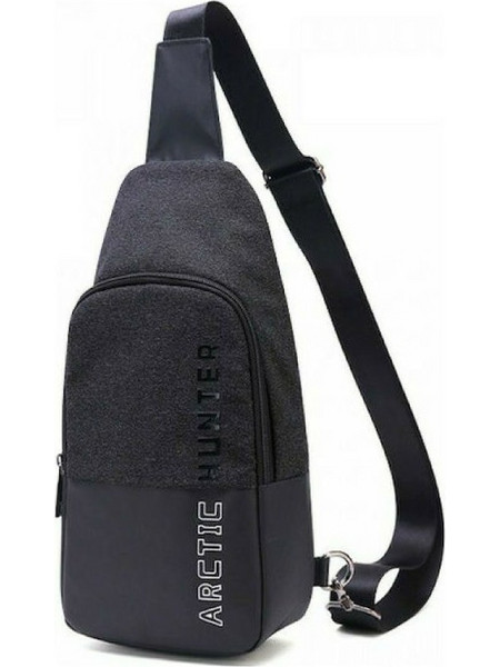 Arctic Hunter Ανδρική Τσάντα Στήθους Μαύρη XB00126-BK