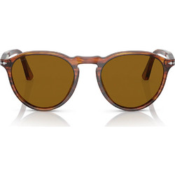 Persol PO3286S 24/57 Ανδρικά Γυαλιά Ηλίου Στρογγυλά Κοκάλινα Ταρταρούγα με Καφέ Polarized Φακό