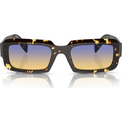 Prada PR27ZS 16O50E Γυναικεία Γυαλιά Ηλίου Ορθογώνια Κοκάλινα Ταρταρούγα με Μπλε Φακό
