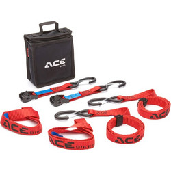 Acebikes Σέτ ιμάντες πρόσδεσης Μοτοσυκλέτας για μεταφορά Cam Buckle Pro