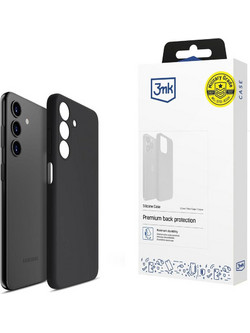 3mk Silicone Back Cover Black (Samsung Galaxy A24 4G)