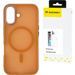 Wozinsky Fashion Case MagSafe for Samsung Galaxy S25+ - orange