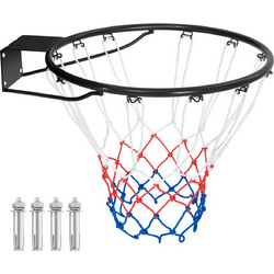 Costway Μίνι Μπασκέτα O45cm για Πόρτα & Τοίχο - Μαύρο SP37875BK