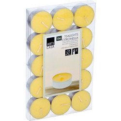 Κεριά Ρεσώ Citronella Tealight 15Τμχ ARTI CASA