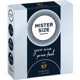 My.Size 57mm Mister Size Προφυλακτικά Λεπτά με Λιπαντικό 3τμχ