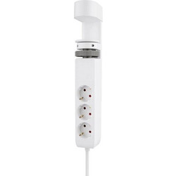 Neomounts Πολύπριζο 3 Θέσεων με 1 USB-A και USB-C DS22-840WH6