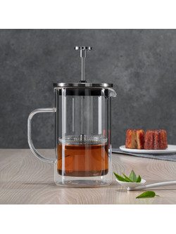 Καφετιέρα Γαλλικού Χειρός Με Έμβολο 600ml S-D Clea 176998