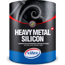 Vitex Heavy Metal Silicon Ντουκόχρωμα Διαλύτου Μετάλλου Λευκό Satin 2.5lt