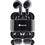 NGS Artica Duo Ακουστικά Bluetooth In Ear Black