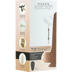 Naked Addiction Realistic Rotating & Thrusting Dong 7.5" Ρεαλιστικός Δονητής 19cm Flesh