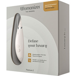Womanizer Premium 2 Κλειτοριδικός Δονητής Γκρι