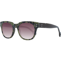 Hally&son HS578 50S05 Γυναικεία Γυαλιά Ηλίου Τετράγωνα Κοκάλινα Μαύρα με Καφέ Polarized Φακό
