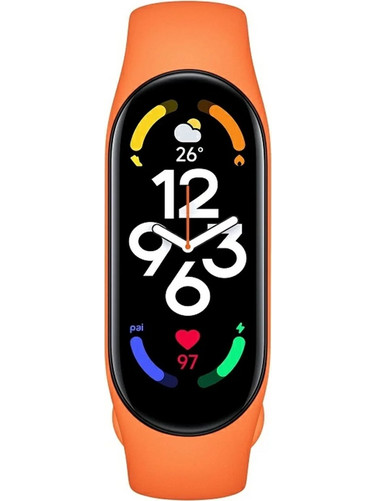 Xiaomi Λουράκι Σιλικόνης Orange (Smart Band 7)