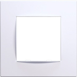 Acaelec Prime Classic Πλαίσιο 1 Θέσης Τετράγωνο Λευκό (1000120001)