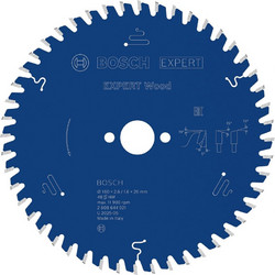 BOSCH ΠΡΙΟΝΟΔΙΣΚΟΣ ΔΙΣΚΟΠΡΙΟΝΟΥ ΚΟΠΗΣ ΞΥΛΟΥ EXPERT WOOD 160 x 2.6/1.6 x20 mm 2608644021