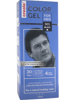 CREOLE ΧΡΩΜΟΖΕΛ 30 DAYS Νο301 ΜΑΥΡΟ 45ml