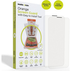 Mobile Origin Orange Screen Guard για iPhone 15 Pro (2 pack)