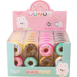 Tochain Γόμα για Μολύβι Donuts 2 τεμάχια - Διάφορα Χρώματα