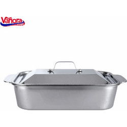 Vanora VN-FM-TC35 Δίσκος Σερβιρίσματος με καπάκι 36.5x22x7 εκ. , ZIRA