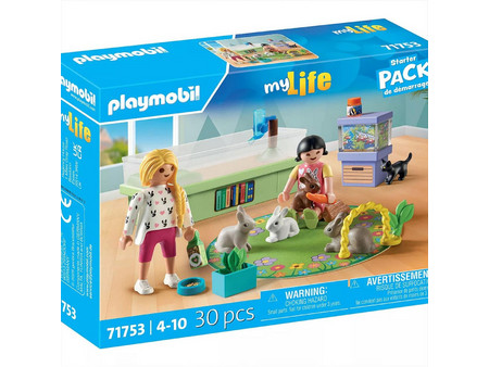 Playmobil My Life Starter Pack Παίζοντας με τα Κουνελάκια για 4-10 Ετών 71753